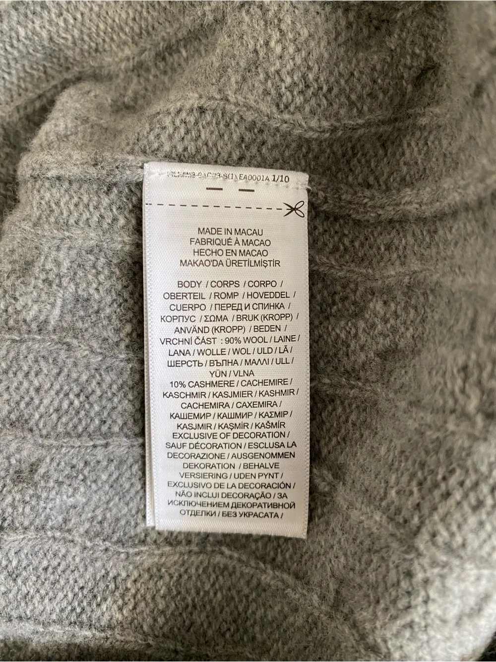 POLO RALP LAUREN WOOL CASHMERE BLEND CABLE KNIT SWEATER MENS SZ XL